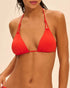 Triangel-Bikinioberteil ohne Bügel Pomegranat SELECT SIMONE PÉRÈLE